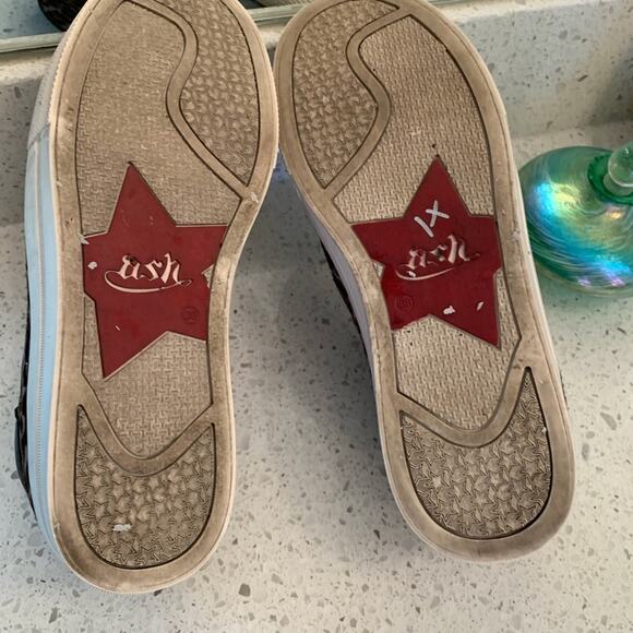 EUC ASH Jam leopard slip on leather platform sneakers US size 8 - Picture 4 of 7